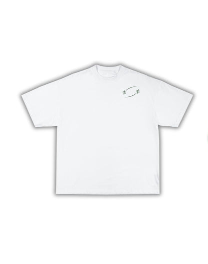 t- shirt white/military