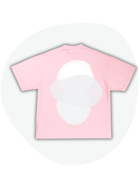 Pink/White T shirt, loose fit