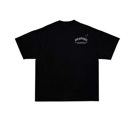 TAKE 0002 black t - shirt 100% cotton